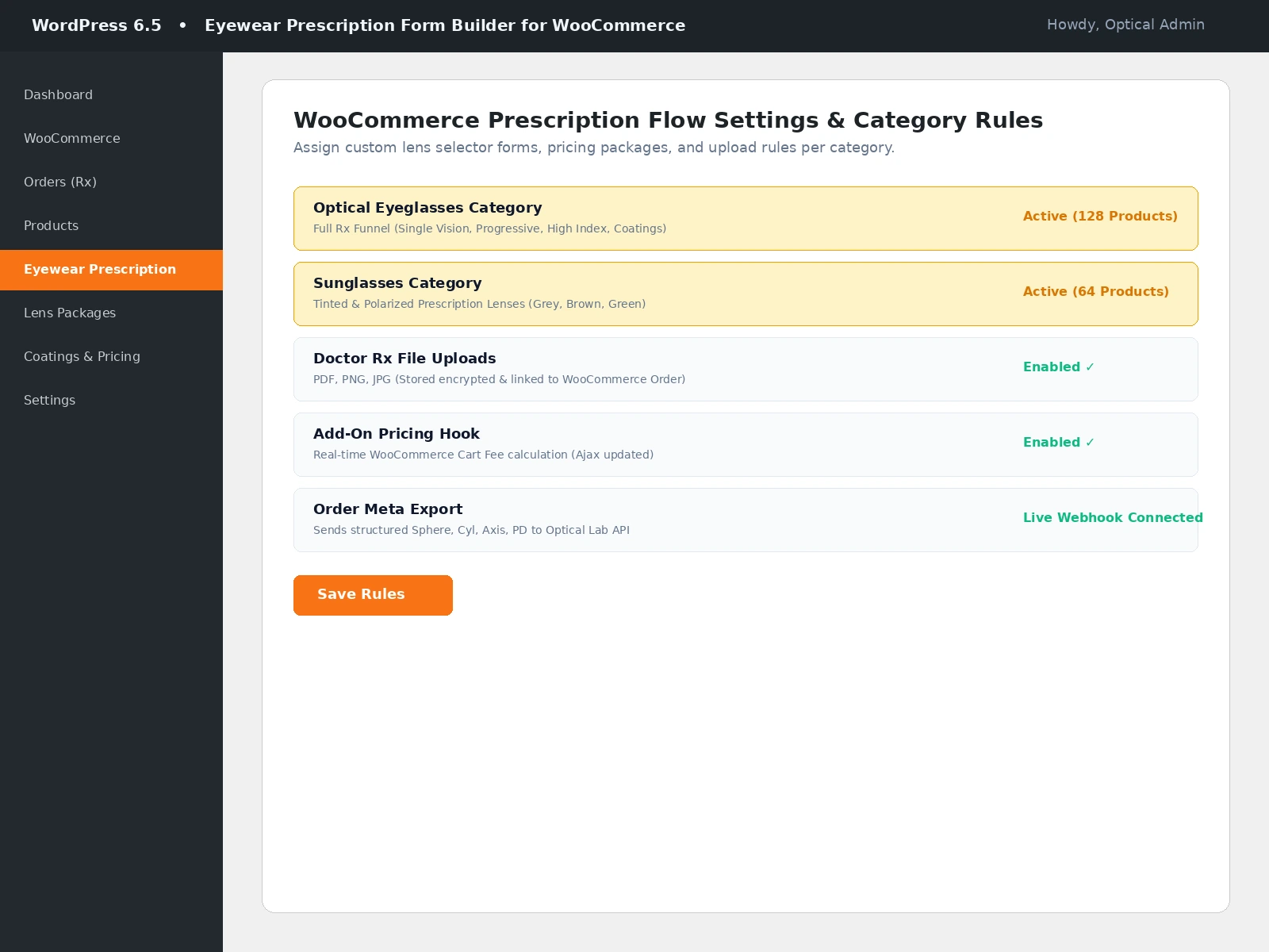 SpecForm for WooCommerce & WordPress preview