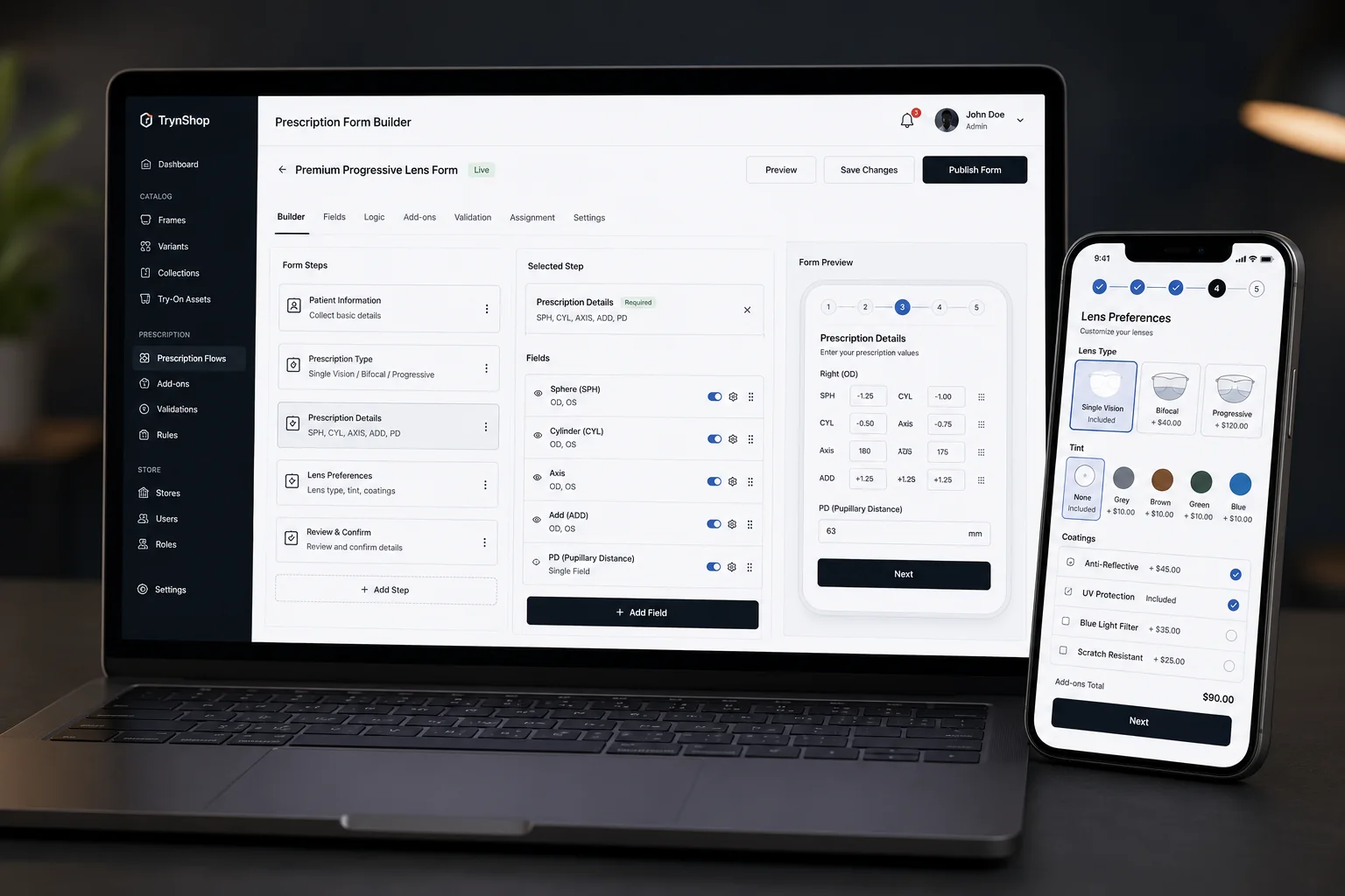 TrynShop In-Store operations preview